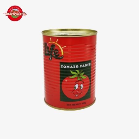 400g konserve domates pastası kapağını açmak kolaydır Çiftli konsantrasyonlu Çin Fabrika Üretimi Fabrika fiyatı