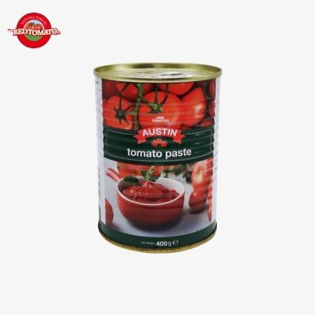 400g konserve domates pastası kapağını açmak kolaydır Çiftli konsantrasyonlu Çin Fabrika Üretimi Fabrika fiyatı