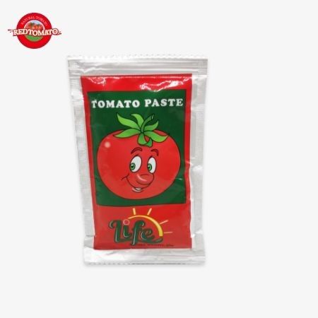 OEM Fabrika Fiyatı ISO Domates Pastası Çantada, % 30 - % 100 Saflık 50g Düz Çanta Kızıl Domates Pastası