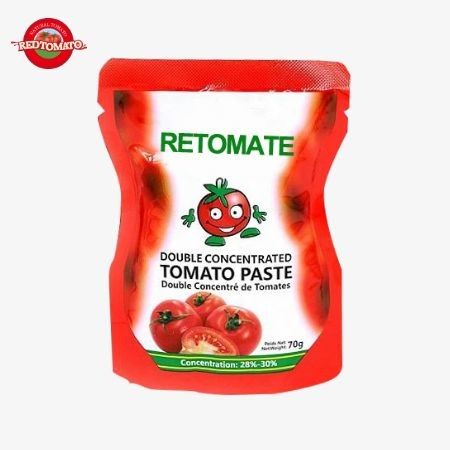 Çin Fabrikası Yüksek Kalite Konforlu Domates Pastası 50g Yüksek Durumlu Çift Konsantre
