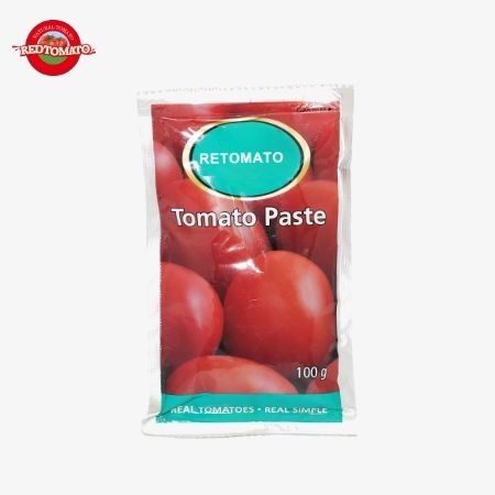 Çin Üretim Fabrikası Fiyatı 100g Düz Saş Domates Pastası %30-100% Saflık Tatlı ve Ekşi Tadı
