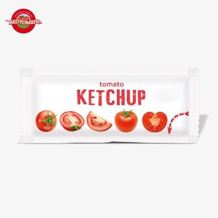 Tatlı ve Ekşi Torba Ketçap, 18 gram saf doğal domates sosu.