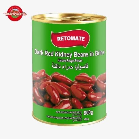 Kırmızı böbrek konserve tuzlu fasulye 800g saf doğal lezzet QS sertifikası