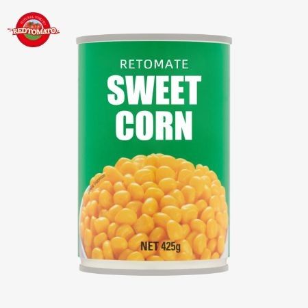 Taze konserve karışık sebzeler, 425 gram patlayan tatlı mısır konserve karışık sebzeler