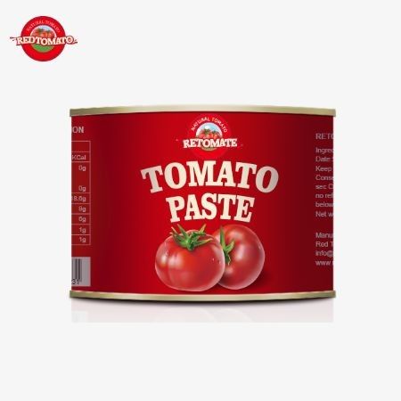 Kullanıcı dostu tatlı ve acı domates pastasından kolaylıkla kullanılabilen 70 gramlık bir kutu