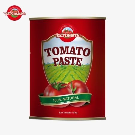 198 gram konserve domates pastası ISO HACCP BRC ve FDA üretim standartlarına uygun olarak üretilmiştir.