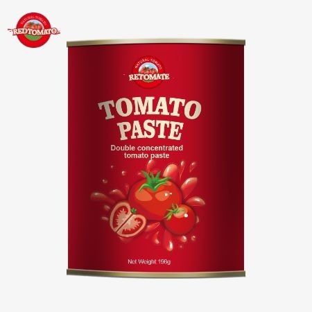 198g konserve domates pastası ISO HACCP ve BRC standartlarına ve FDA üretim standartlarına uygun.