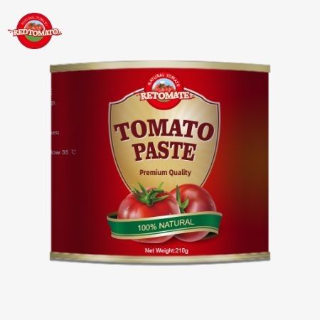 OEM 210g konserve domates pastası fabrika fiyatı için FDA tarafından tanınan ISO HACCP ve gıda standartlarına uymaktadır