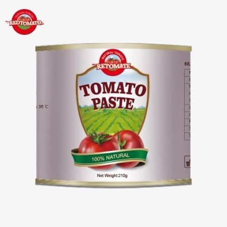210 gram domates pastası ISO HACCP BRC ve FDA kuralları da dahil olmak üzere uluslararası kalite standartlarına uygun