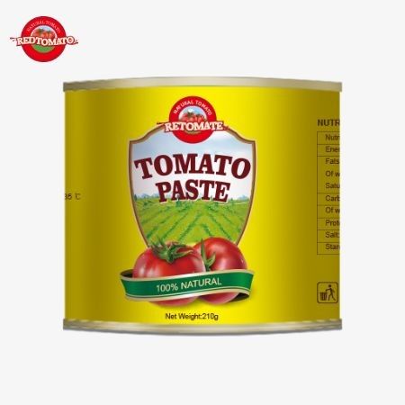 Sunduğumuz 210 gramlık konserve domates pastası FDA'nın ISO HACCP ve BRC gıda standartlarına uyuyor.