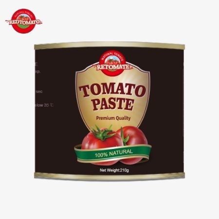 Sağladığımız 210 gram konserve domates pastası gıda güvenliği FDA dünya çapında tanınan ISO HACCP ve BRC