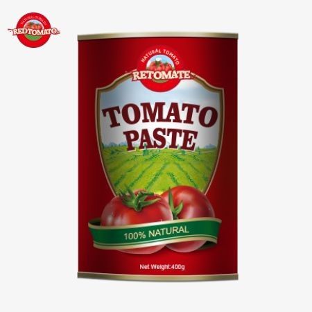 ISO HACCP BRC ve FDA'nın standartları da dahil olmak üzere 400 gram domates pastası kutuları