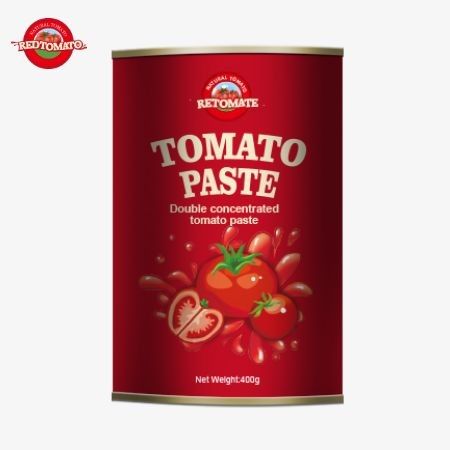 400g konserve domates pastası ISO kılavuzlarıyla onaylanmış sıkı üretim standartlarına uymaktadır.