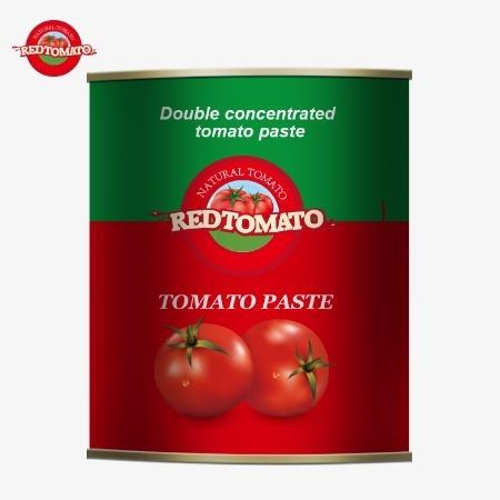 800 gram konserve domates pastası, ISO HACCP BRC ve FDA düzenlemeleri tarafından belirlenen küresel standartlara uyuyor.