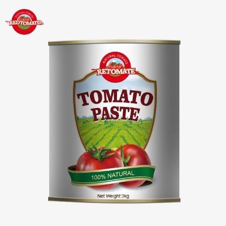 Catering ve Toptan Satışa Yönelik %28-30 Brix ve ISO Sertifikalı 3kg Konserve Domates Salçası