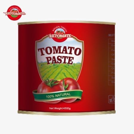 2024 Yüksek Kaliteli Domates Pastası 4,5 kg Toplu Paket 28-30 Brix Paketleme Tipi