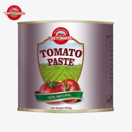 2024 için: 4.5 kg kolay açılmış aseptik organik domates pastası 28-30% Brix çift konsantrasyonlu
