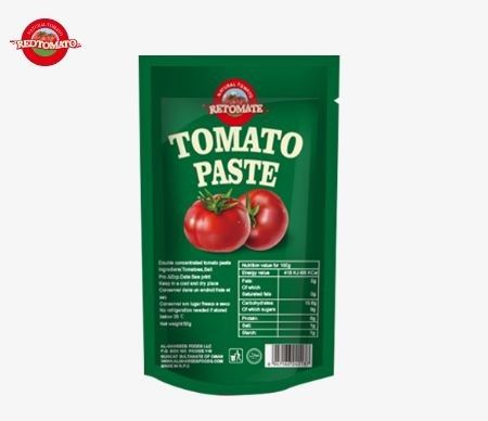 Fabrika Fiyatları Üreticiler tarafından 50g Stand-Up Saşet Domates Pastası Paketleme Torbaları