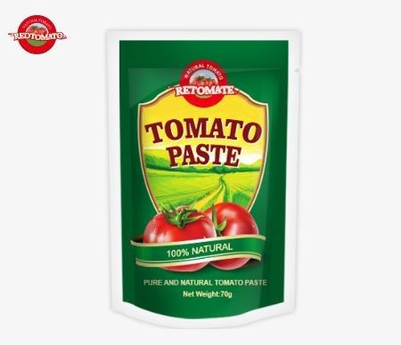 Perfect tarafından özel 70g domates stand-up poşetleri özel baskı ile gıda ambalajı için idealdir