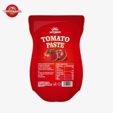 140g Tatlı ve Ekşi Domates Pasta Stand-Up Saş, Saflık %22 ila %30 arasında