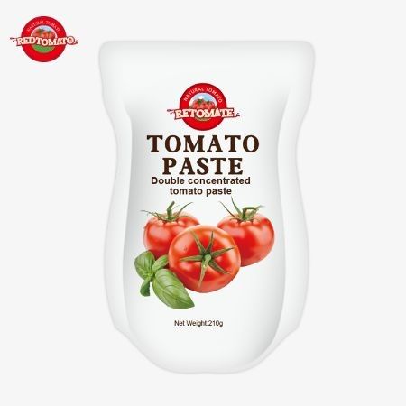 210 gramlık domates pastasının üretimi ISO HACCP BRC ve FDA üretim standartlarına uygun.