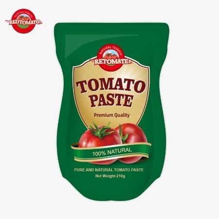 210 gramlık domates pastasının üretimi ISO HACCP BRC ve FDA üretim standartlarına uyuyor.
