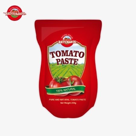 Bu paket 250 gram tatlı ve acı domates pastası içermektedir. Temizliği %30 ile %100 arasında değişmektedir.