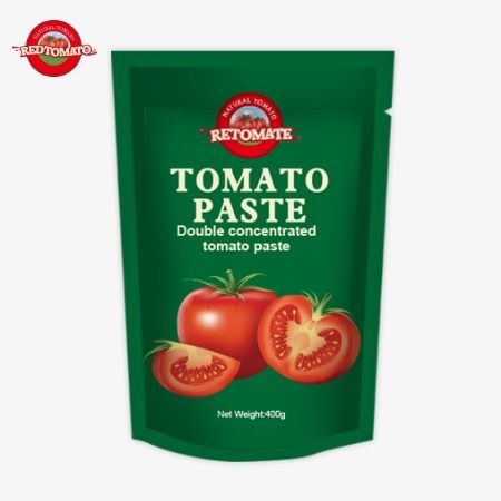 400g Stand-Up Saçlı Domates Pastası %30 ile %100 arasında değişen saflık seviyeleri ile Konforlu ve lezzetli