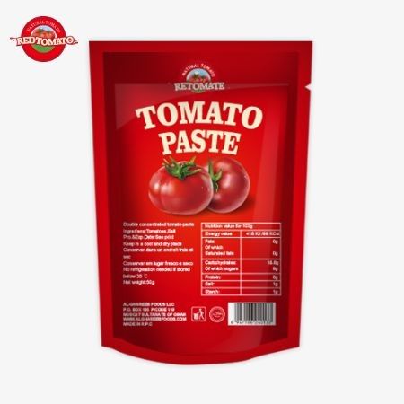 500 gramlık stand-up domates pastası rahat bir ambalaj ve lezzetli bir lezzet sunuyor.