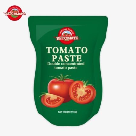 1100 gramlık Stand-Up Tomato Pastası, ISO HACCP ve BRC Standartlarına Uyumlu