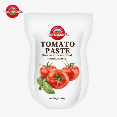 1100g Stand-Up Tomat Pasta Çantası ISO HACCP ve BRC Standartlarını Fabrika Fiyatlarına Uygunluk için Karşılar
