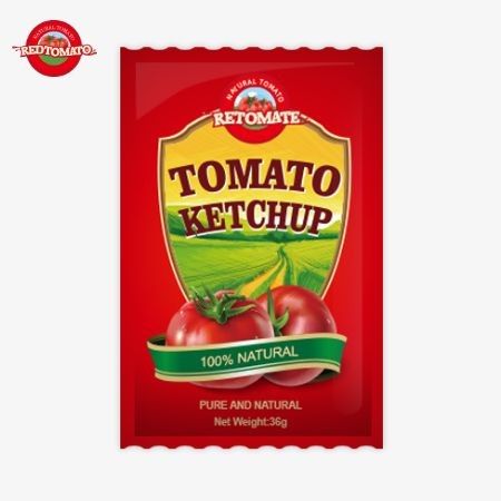OEM 36g Domates Ketçap Çanakkale Fabrikası Temiz Doğal Malzemelerle Üretilmiş Fabrik Fiyatında