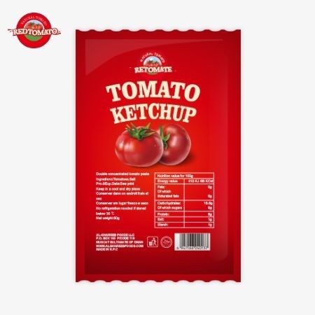 OEM 36g Domates Ketçap Çekesi Çin'den saf doğal malzemelerle üretildi Fabrika fiyatında mevcut