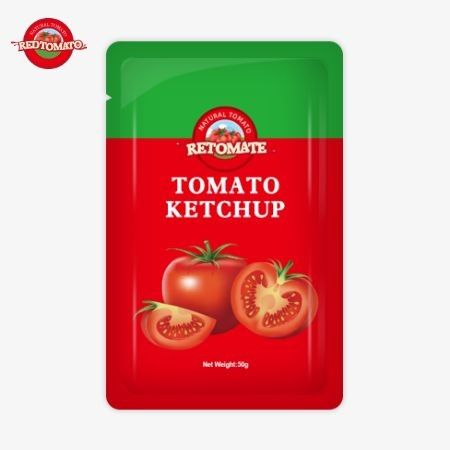 OEM 50g Sachet Ketçup, fabrika fiyatına uygun kullanımı kolay ambalajlar sunuyor.