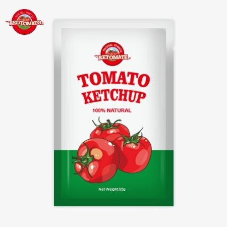 Çin Fabrika Doğrudan OEM Premium 50g Küçük Torba Ketçap Fabrika Fiyatı Doğrudan Satış