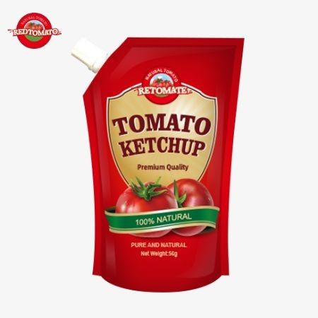 ISO Sachet Ketçap 56g Uluslararası Üretim Standartlarına Uygun Saf Doğal Aromalı