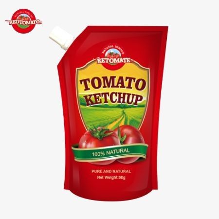 OEM-Standard 56g Saf, Doğal Aromalı Ketçap Torbaları Uluslararası Üretim Standartlarına Uygun.