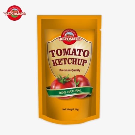 Orijinal Fabrika ISO Sachet Ketçap 56g saf doğal tatlı ve ekşi lezzet sunuyor