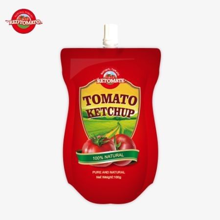 OEM Çin Fabrika Fiyatı 100g Tatlı ve Ekşi Doğal Ketçap Saşeti HACCP Standartları