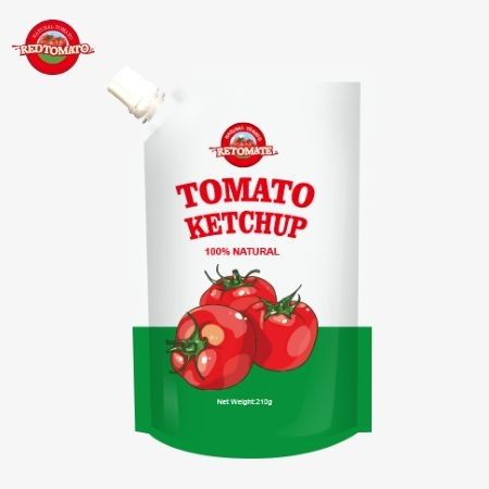 OEM Fabrika Üretimi Saf Doğal Aromalı 210 gramlık Ketçap Torbaları