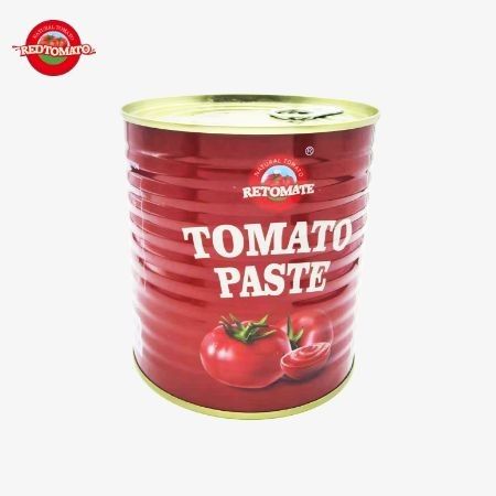 Retomate Kendi Marka 800g Konserve Domates Pastası Brix28-30% Marka ve Paketleme Tasarımı Sağlayın