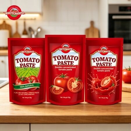 50g Üçlü Konsantrasyonlu ve ISO HACCP BRC Standartlarına Uyumlu Duracak Saşlı Domates Pastası