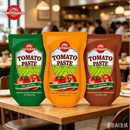 210g Stand-Up Poşet Domates Salçası ISO HACCP BRC FDA Sertifikalı, Sincan Kaynaklı Üstün Kalite