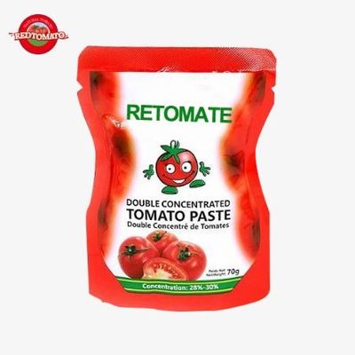 Çin Fabrikası Yüksek Kalite Konforlu Domates Pastası 50g Yüksek Durumlu Çift Konsantre