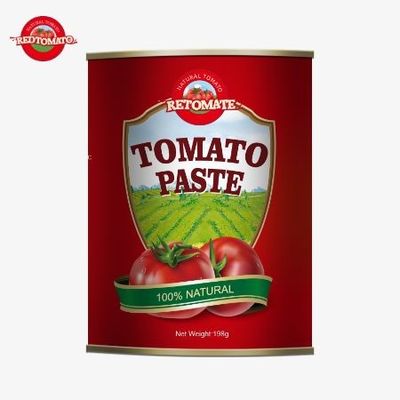 198 gram konserve domates pastası ISO HACCP BRC ve FDA üretim standartlarına uygun olarak üretilmiştir.