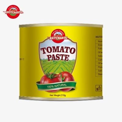 Sunduğumuz 210 gramlık konserve domates pastası FDA'nın ISO HACCP ve BRC gıda standartlarına uyuyor.