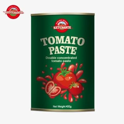 400 gram domates pastası ISO HACCP BRC ve FDA standartlarına uygun olarak sertifikalandırılmıştır.