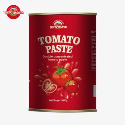 OEM çözümleri sağlayan Premium 1000g konserve domates pastası üreticisi