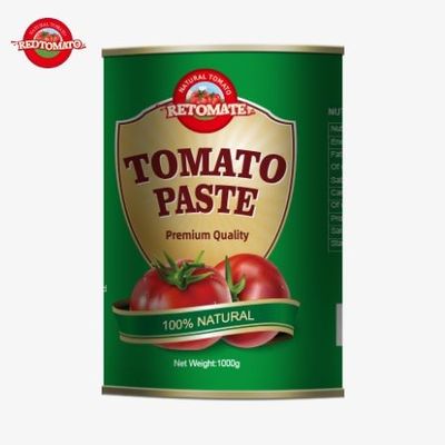 1000 gramlık boş teneke kutuları üreten konserve domates pastası ambalajı için