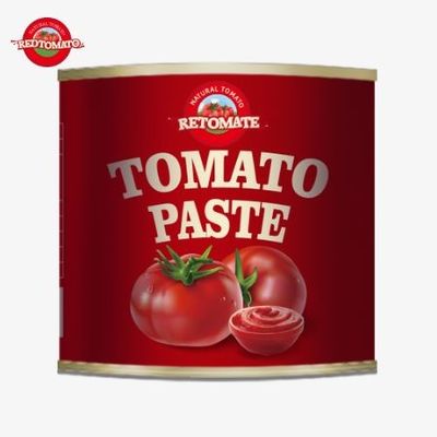 4500g konserve domates pastası ISO HACCP ve BRC standartlarını ve FDA üretim standartlarını karşılar.